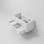 Meuble-lavabo simple l 48 po x P 22 po Castor-104786513