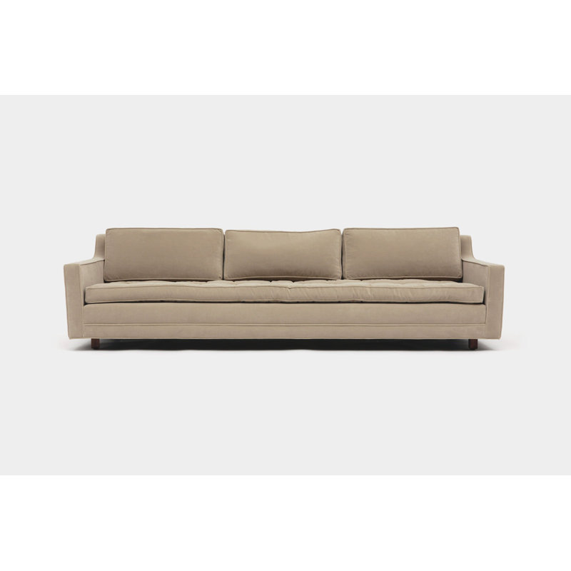 Sofa, Aged Velvet Taupe