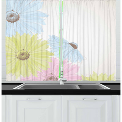 Pointed Kitchen Curtain