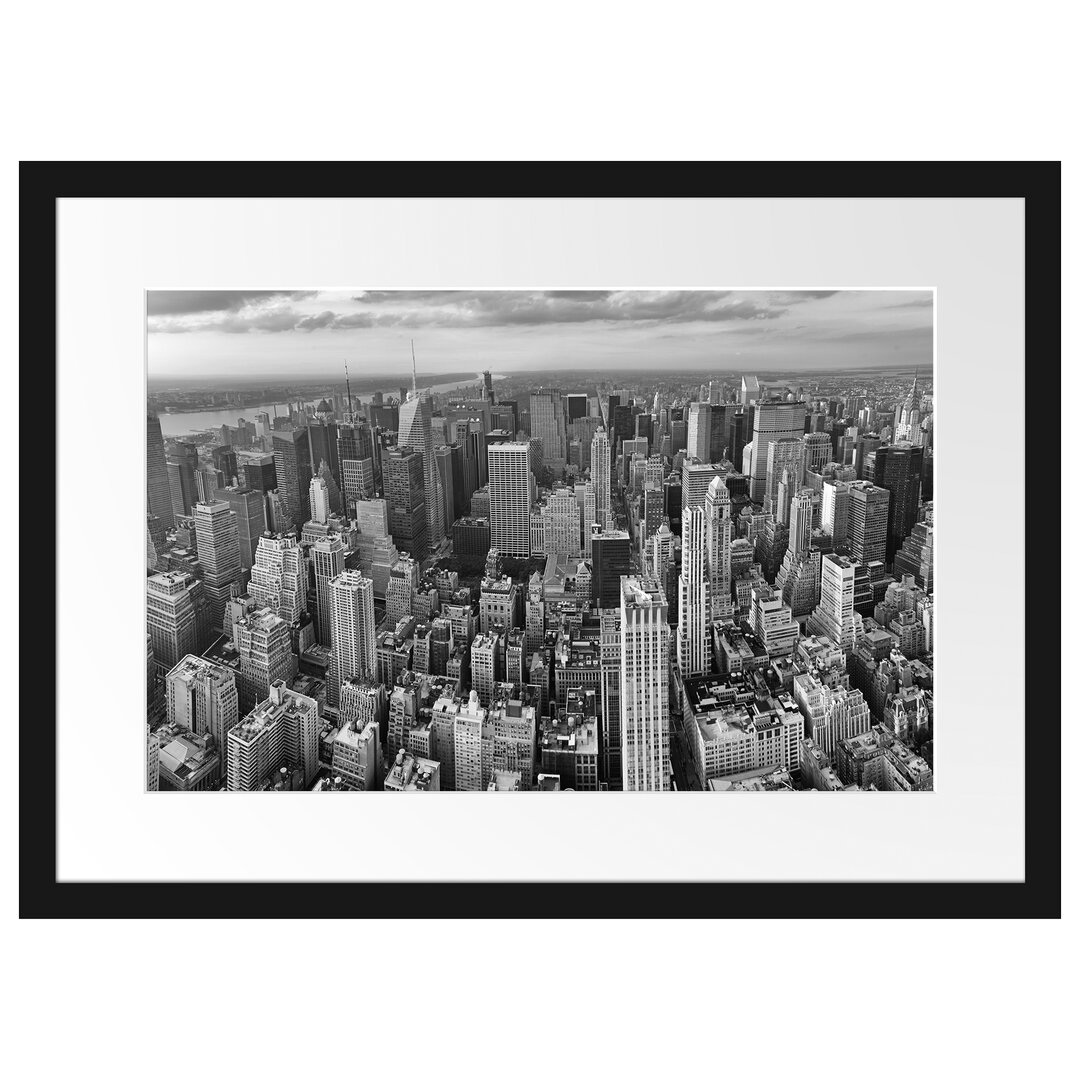 Gerahmtes Poster New York Skyline