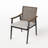 7 Piece Outdoor Dining Table Set With 4 Rattan Chairs And 2 Swivel&Rocking Chairs