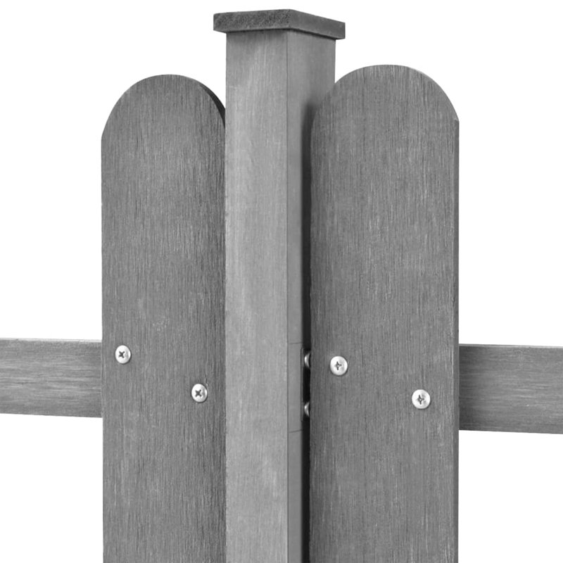 Lipson Grey Composite Yard/Privacy Fence, 600cm W x 152.4cm H