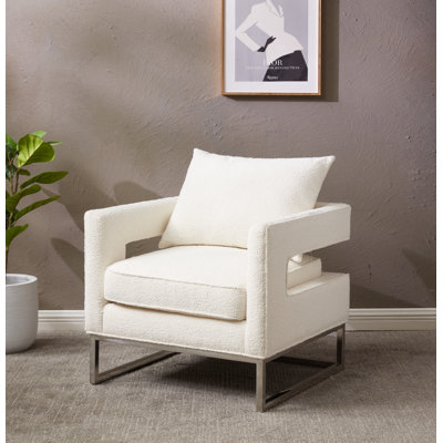 Fauteuil en velours 31,89 po Kamyron