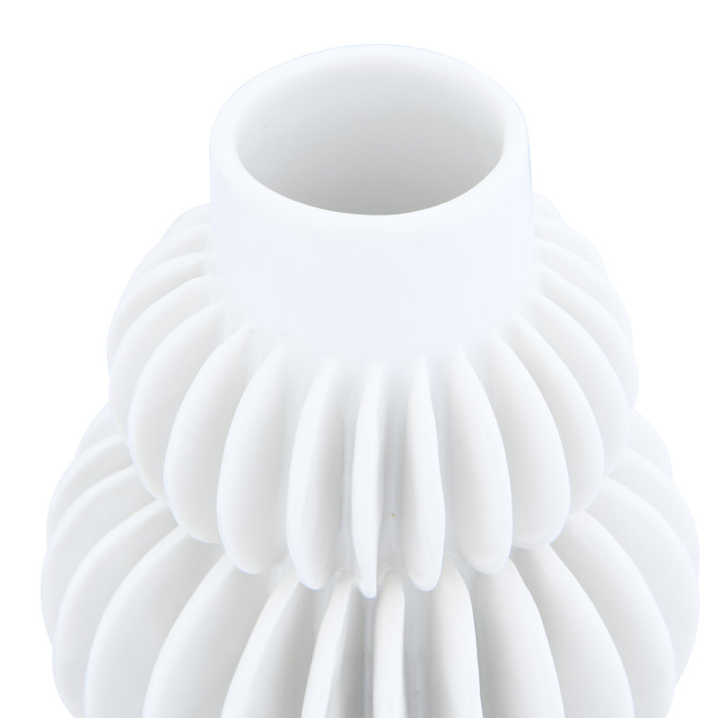 Vase de table en grès blanc Daniela