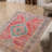 Stylish Modern Non Woven Soft Type Printed Rug Featuring an Intricate Abstract Geometric Design Ideal for a Contemporary Home Decor-128732264