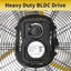 24 In. Drive Drum Fan In Yellow With High Efficiency EC Motor, Variable Speed Control, Low Noise