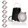 3.35'' Dimmable Air-Tight IC Rated LED Canless Recessed Lighting Kit