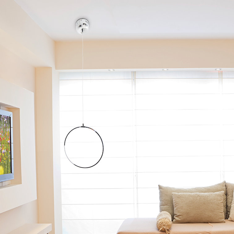 Emmerich - Light Chrome LED Geometric Pendant