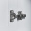 Grande armoire de rangement moderne - compartiment inclinable, tablettes réglables, capacité de 80 lb, charnières à fermeture en douceur, poignées en alliage d'aluminium pour l'organisation de la salle de bain et de la maison-1679082019