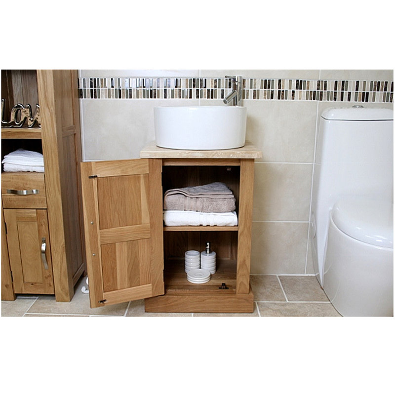 Desirae 500mm Single Bathroom Vanity with Vessel Ceramic Basin