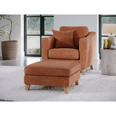 Stoystown 78cm Wide No Pattern Standard Ottoman