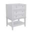 Base de meuble-lavabo sans lavabo 24 po avec tiroir et tablette ouverte pour le rangement