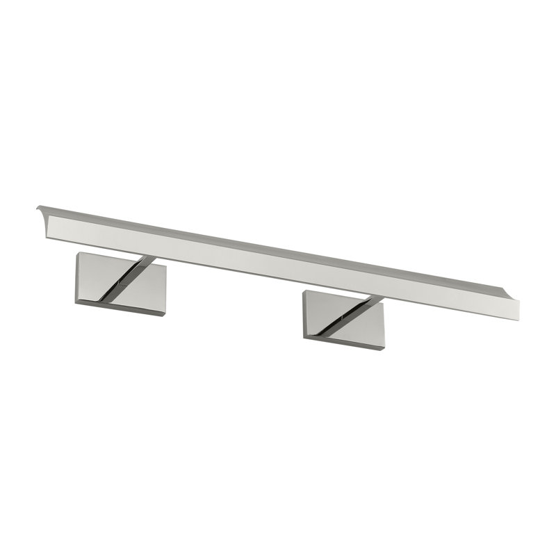 Trave Dimmable LED Wall Mount Picture Light, 2.5" H x 24" W x 6.8" D, Polished Nickel