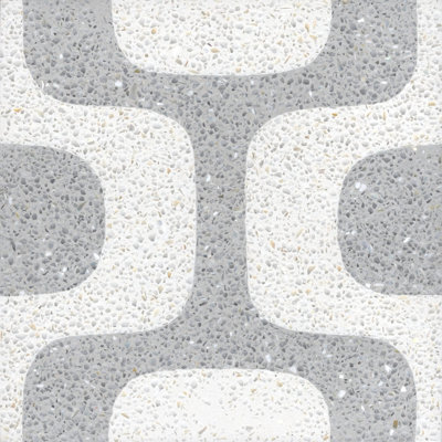Ipanema 8" x 8" Cement Patterned/Concrete Look Wall & Floor Tile