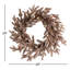 Couronne de Noël en soie 24 po