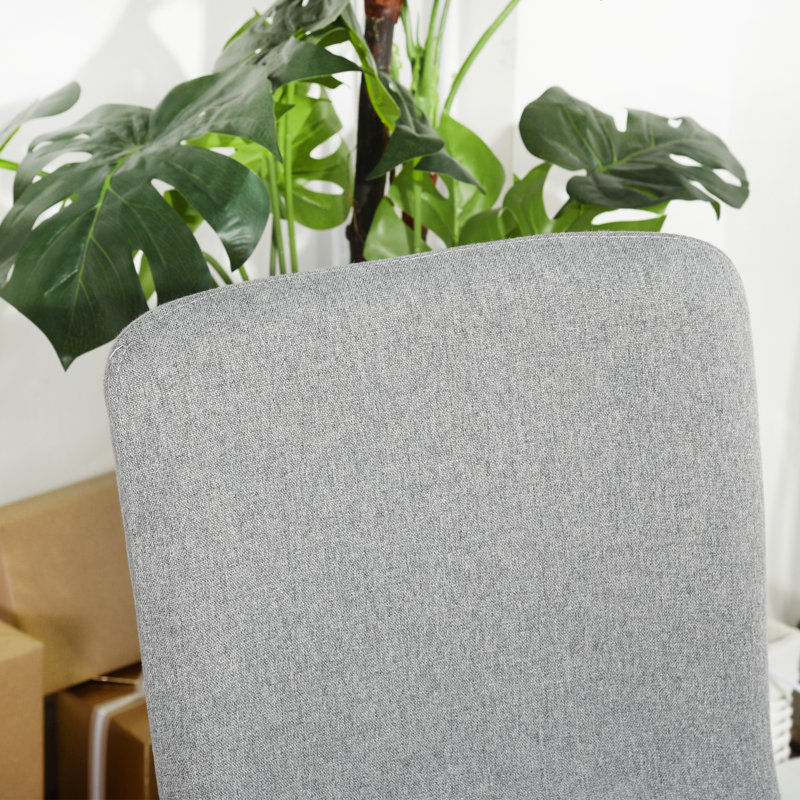 Presidio 44.5cm H Polyester Blend Upholstered Side Chair, Grey