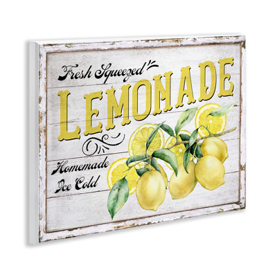  Fresh Squeezed Lemonade Wall Plaque Art by Creatif Belle