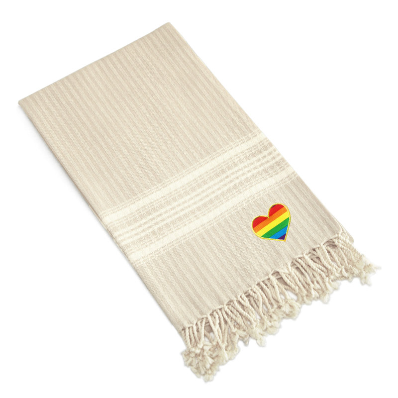  Serviette de plage turque en coton, Beige