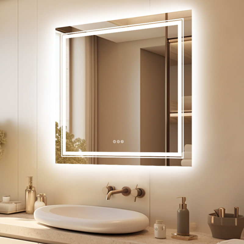 Lekya Wall Mirror, 80cm H x 80cm W