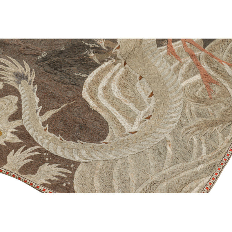 One-of-a-Kind 4’1”x5’11” Area Rug