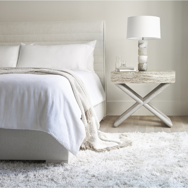 Sereno Upholstered Panel Headboard Design, Queen
