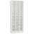 25.6 Inches 10-Tier White Wooden Shoe Storage Cabinet-1292662146