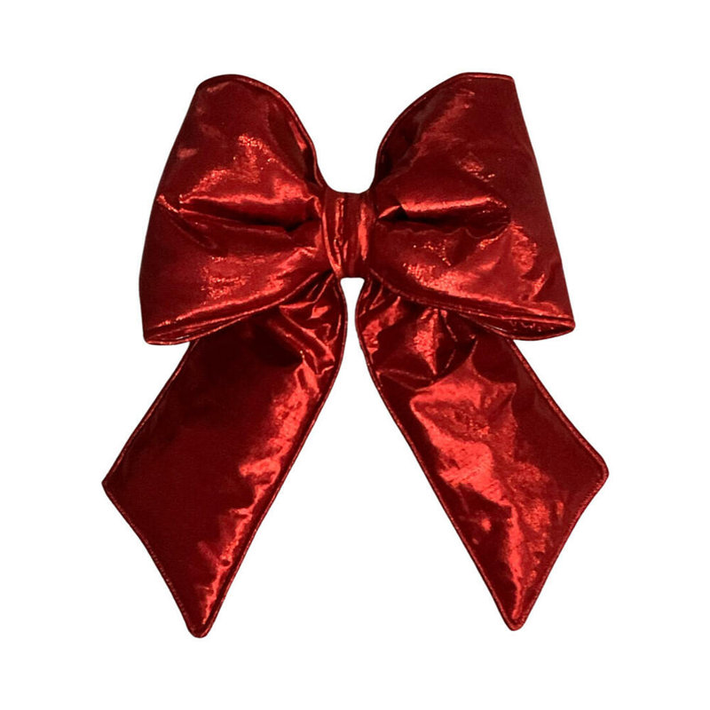 Arc de Noël métallique, Rouge, H 12 po x l 3,5 po x P 15 po