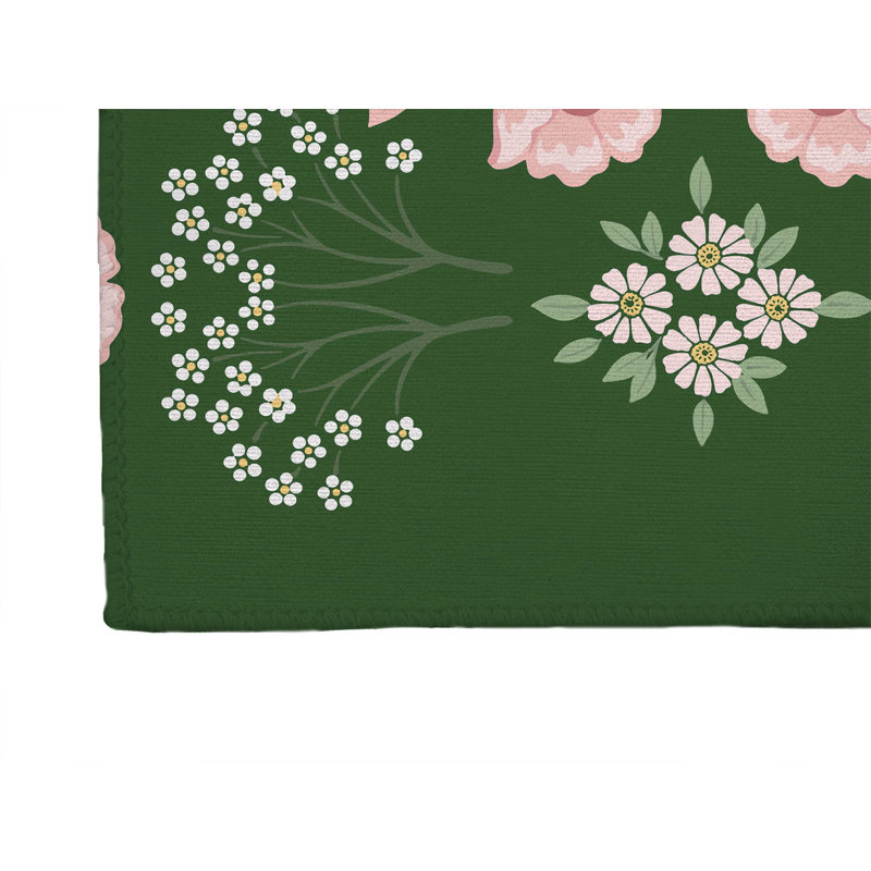 May Flowers Outdoor Rug, Runner 2'6" x 8'