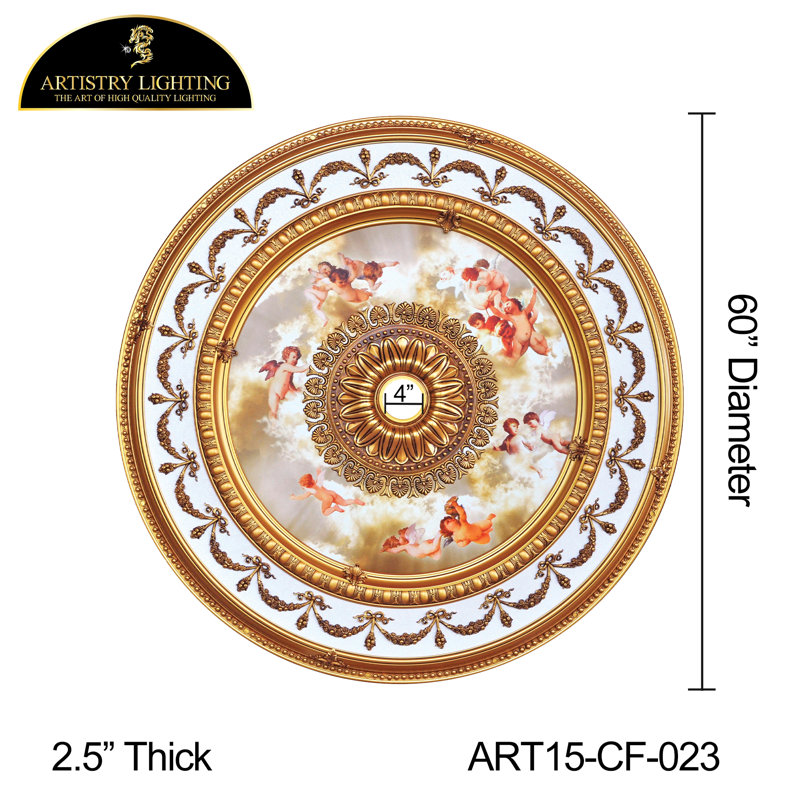 ART15-CF-023, médaillon de plafond rond