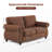 71.5'' Wide Fabric Loveseat Rolled Arm Sofa-90505118