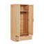 Sumayah Two-door Wardrobe With Natural Rattan Doors