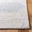 Tapis en laine / coton touffeté à la main Kohut en ivoire / bleu-1853527972
