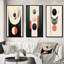Pure Lunar Imagination Geometric Minimalism I - Transitional Art Set Of 3 Pieces-999115032-999115033