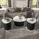 Elettra 3-Piece Coffee Table And End Tables Set
