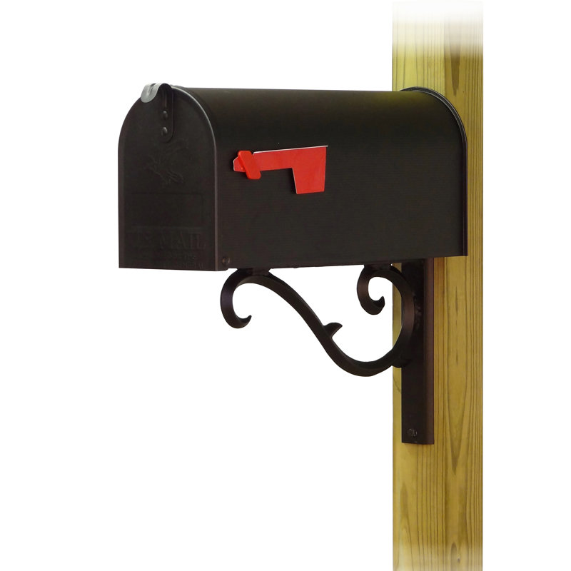 Aluminum Post Mounted Mailbox