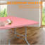 Table pliante rose de 6 pi, table en plastique portative pour le camping, les pique-niques, les fêtes, table pliable à haute charge