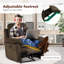 Arthurs 75cm Wide Glider Ergonomic Recliner-1440596089