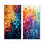 Rainbow Infinite Intricacies - Ensemble de 2 décorations murales abstraites-2036122002-2036122007