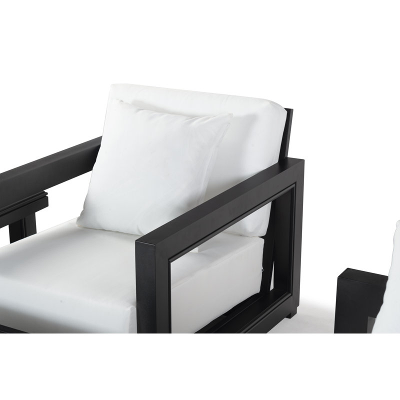 Montford Teak Patio Chair with Cushions