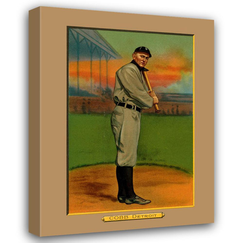 Ty Cobb, 24" H x 18" W