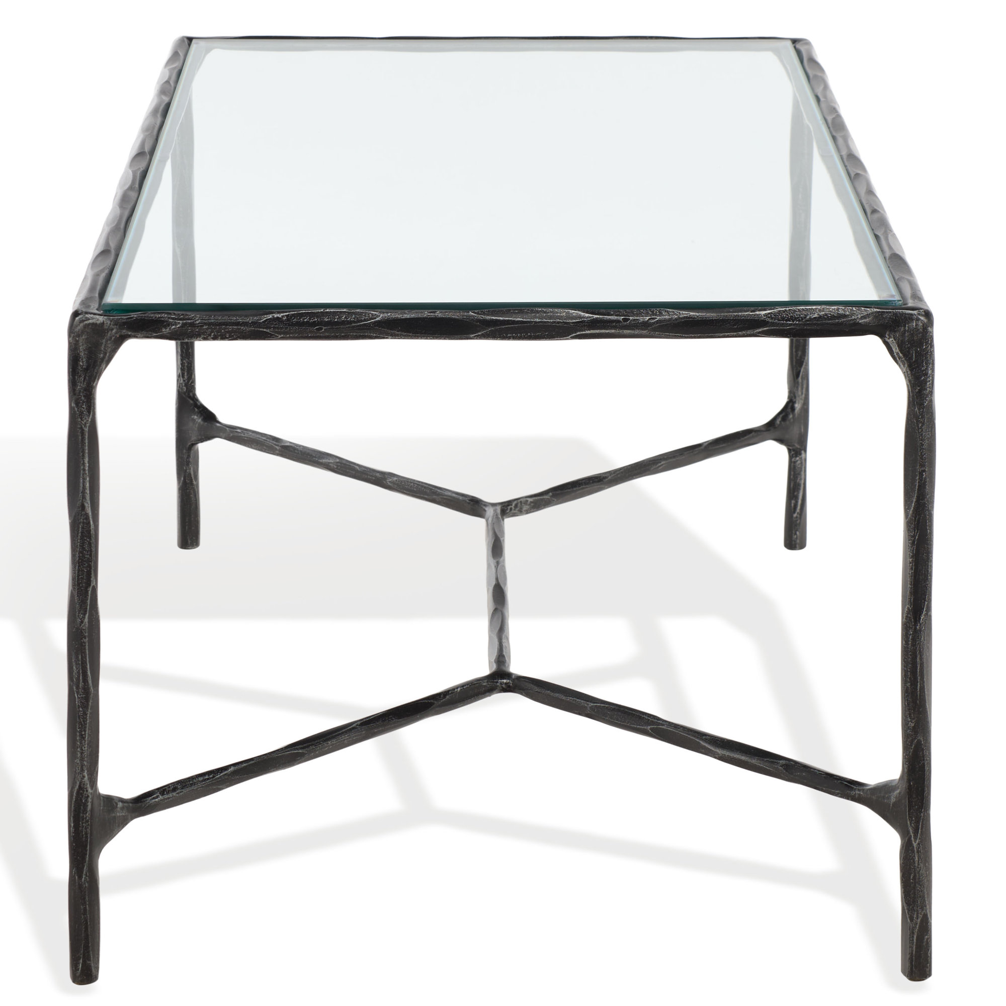 Evelynn Coffee Table, Black, Clear