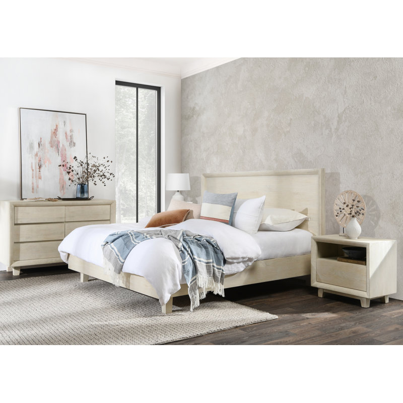 Lorinda Solid Wood Piece Bedroom Set