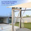 Pavillon de jardin avec filet Outsunny