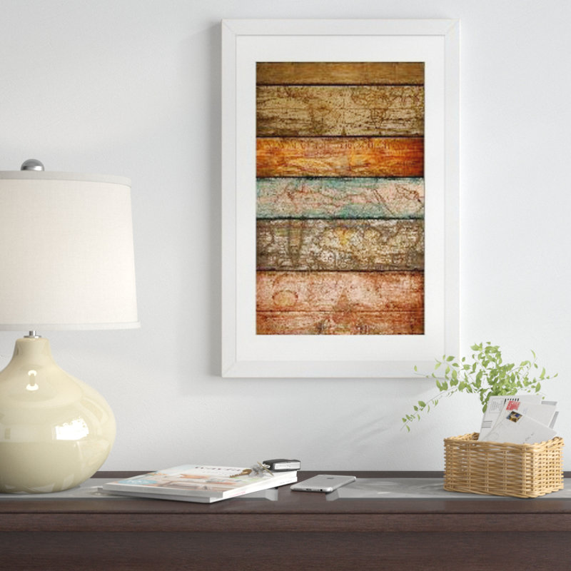 « mapas » par diego trigall, impression, H 24 po x l 16 po x P 1 po, Papier encadré blanc