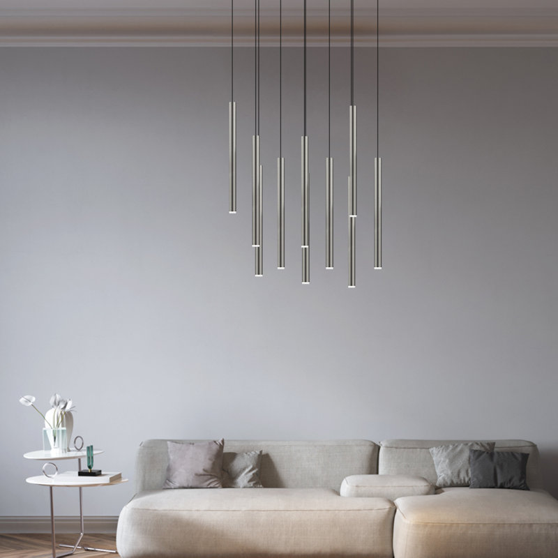 Baileyton 10 - Light Cluster Pendant, Nickel