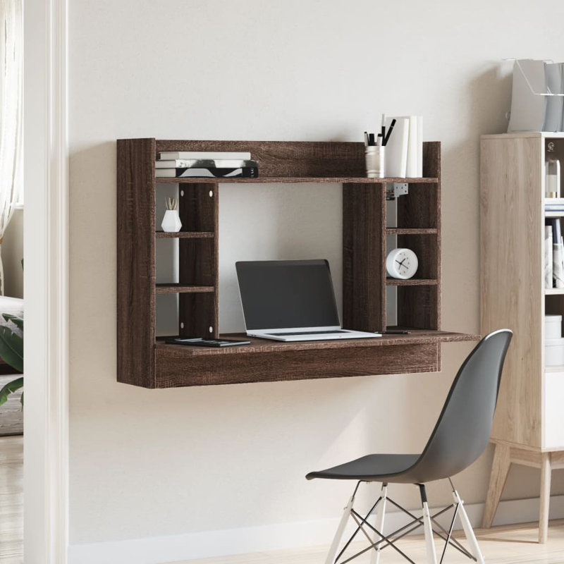 Desk, Brown oak/Look