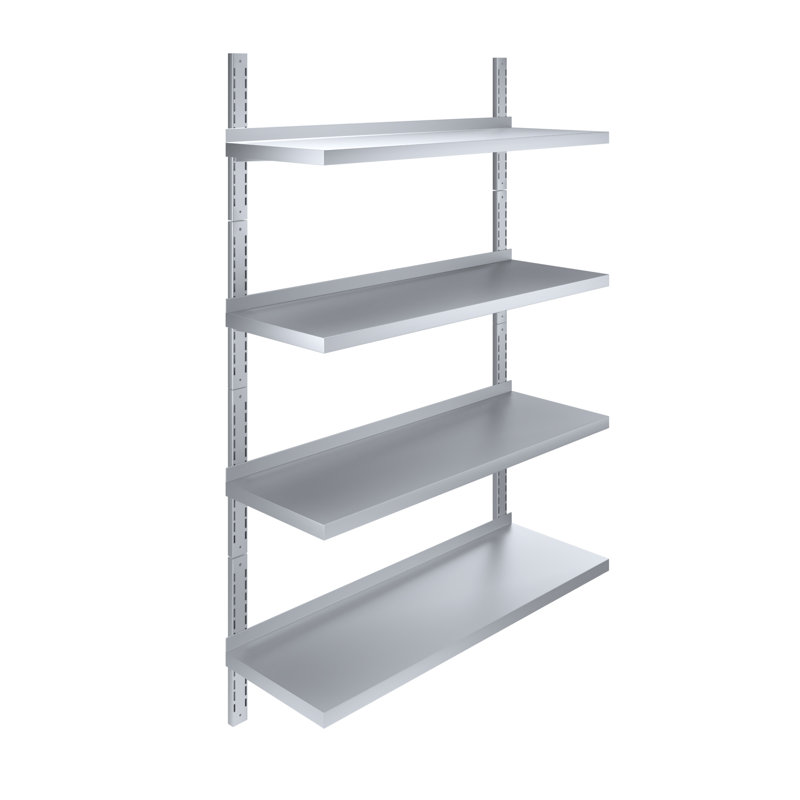 Amgood 4 Shelf Wall Mounted Shelf