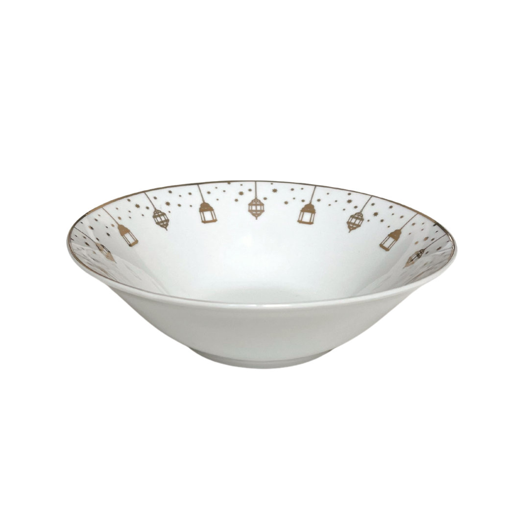 Peacock Supplies Porcelain China Serving Bowl