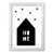 White Grain Frame