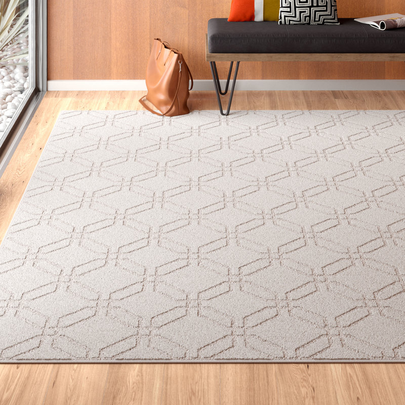 Tapis ivoire Anura, Rectangle 6 pi 7 po x 9 pi